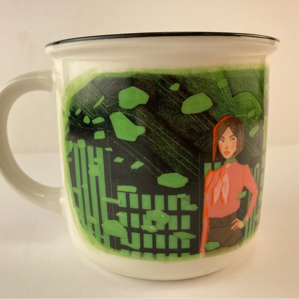 Illumicrate Jade City Coffee Cup Mug Fonda Lee Green Bone Saga NWOT Anime